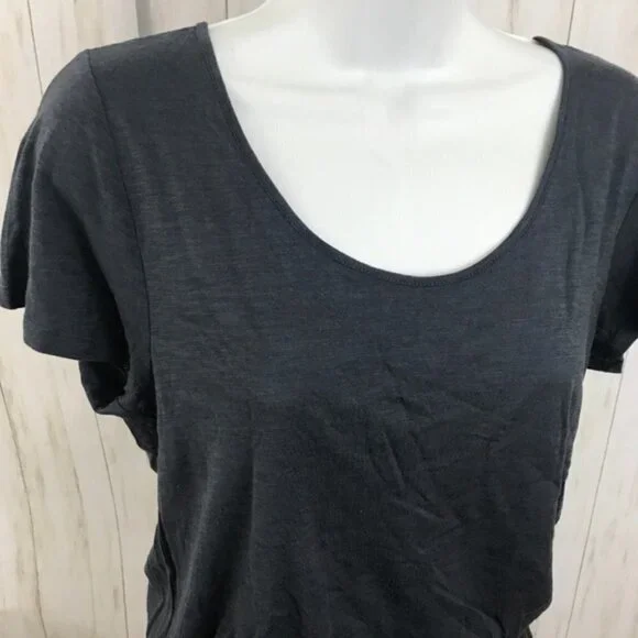 Soft Joie Washed Navy Pima Cotton Modal Top Size Small - Picture 2 of 6